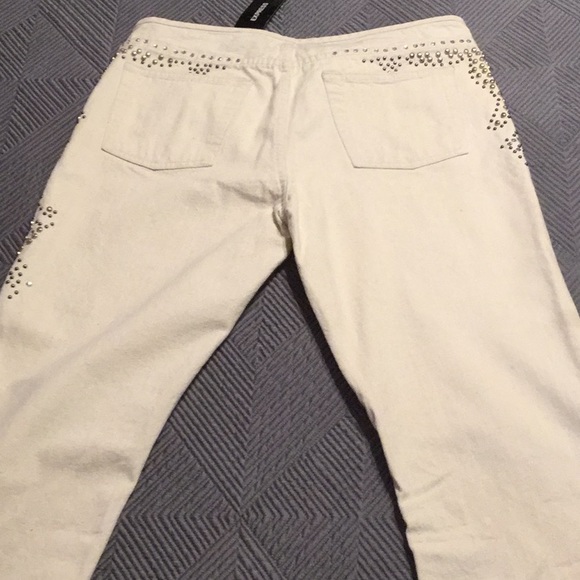 Cream 5/6 studded Express jeans - Picture 4 of 7